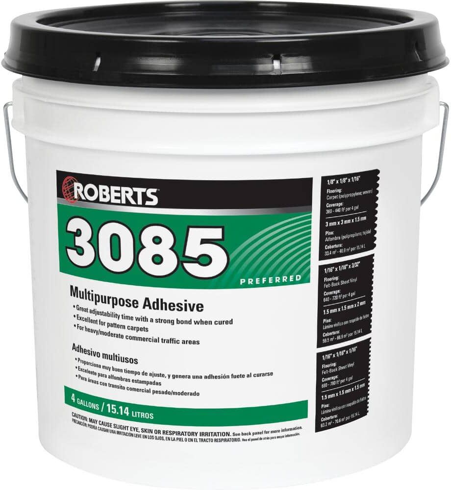 Roberts 3085 4 Gal. Multipurpose Adhesive for Carpet and Sheet Vinyl Flooring