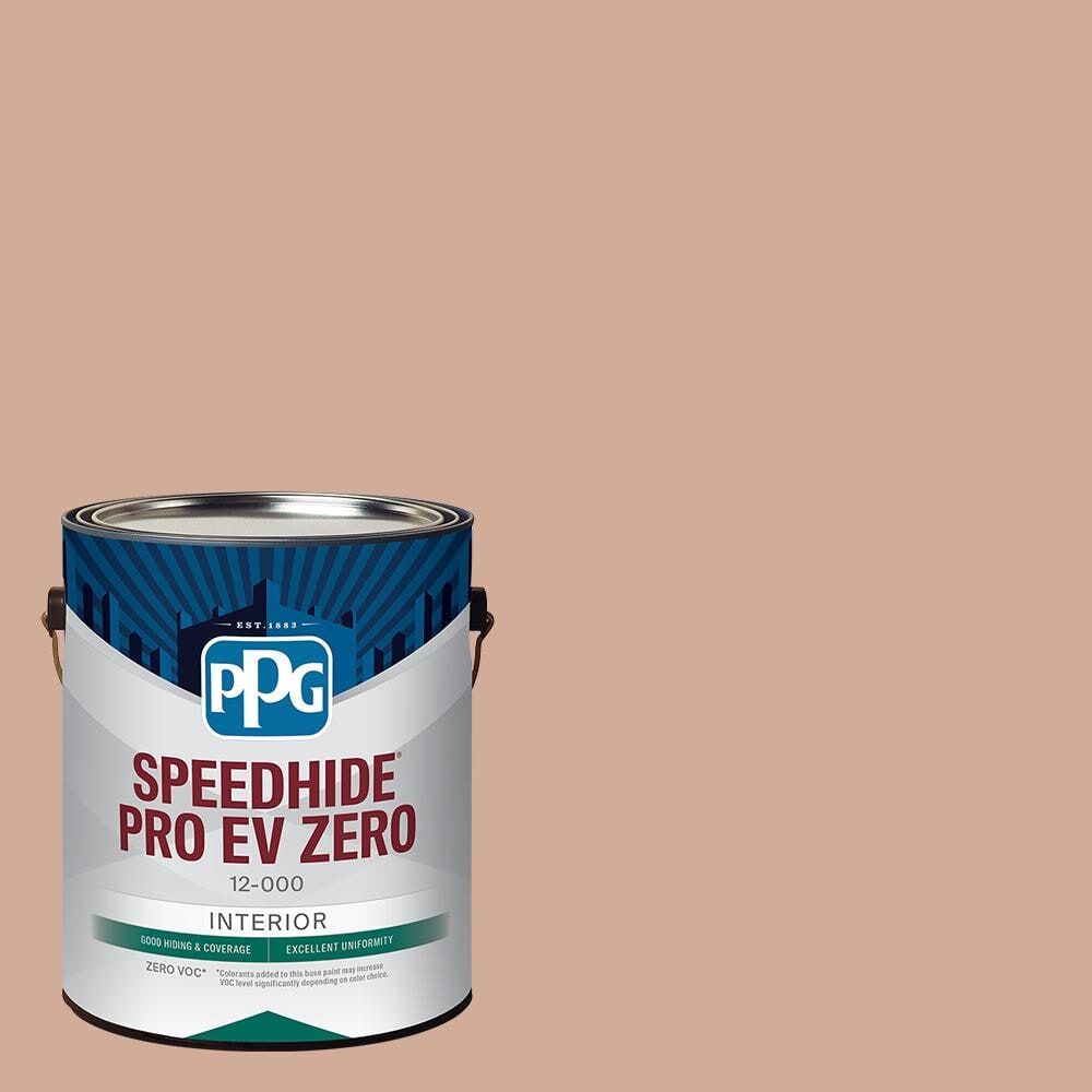 Speedhide Pro EV Zero 1 gal. Sombrero Tan PPG16-01 Semi-Gloss Interior Paint