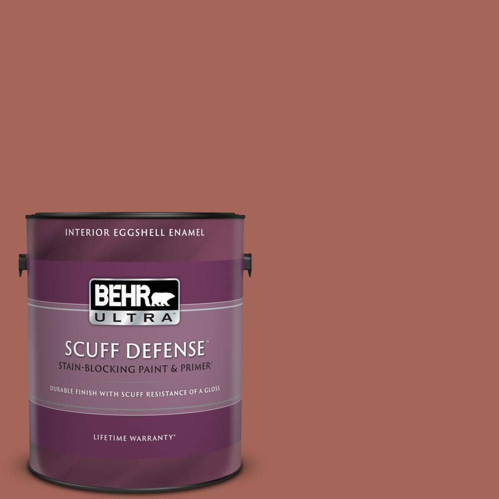 BEHR ULTRA 1 gal. Home Decorators Collection #HDC-CL-08 Sun Baked Earth Extra Durable Eggshell Enamel Interior Paint & Primer