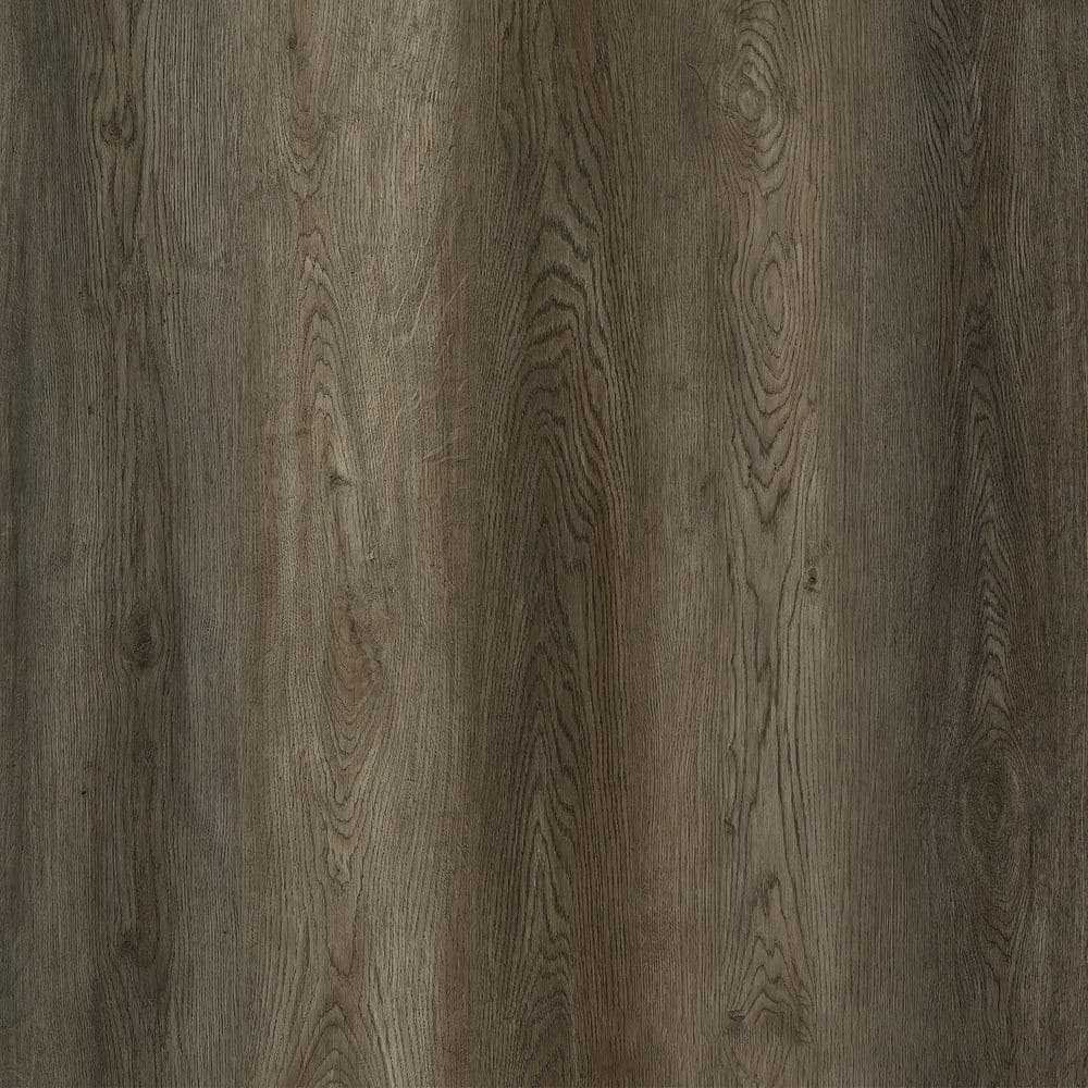 Lucida Surfaces TruCore Bark 12 MIL x 7.3 in. W x 48 in. L Click Lock Waterproof Luxury Vinyl Plank Flooring (24.5 sqft/case)