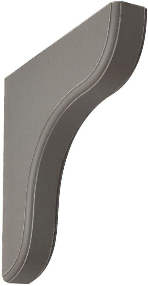 Ekena Millwork 1-3/4 in. x 10-1/2 in. x 10-1/2 in. Reclaimed Grey Eaton Wood Vintage Decor Bracket