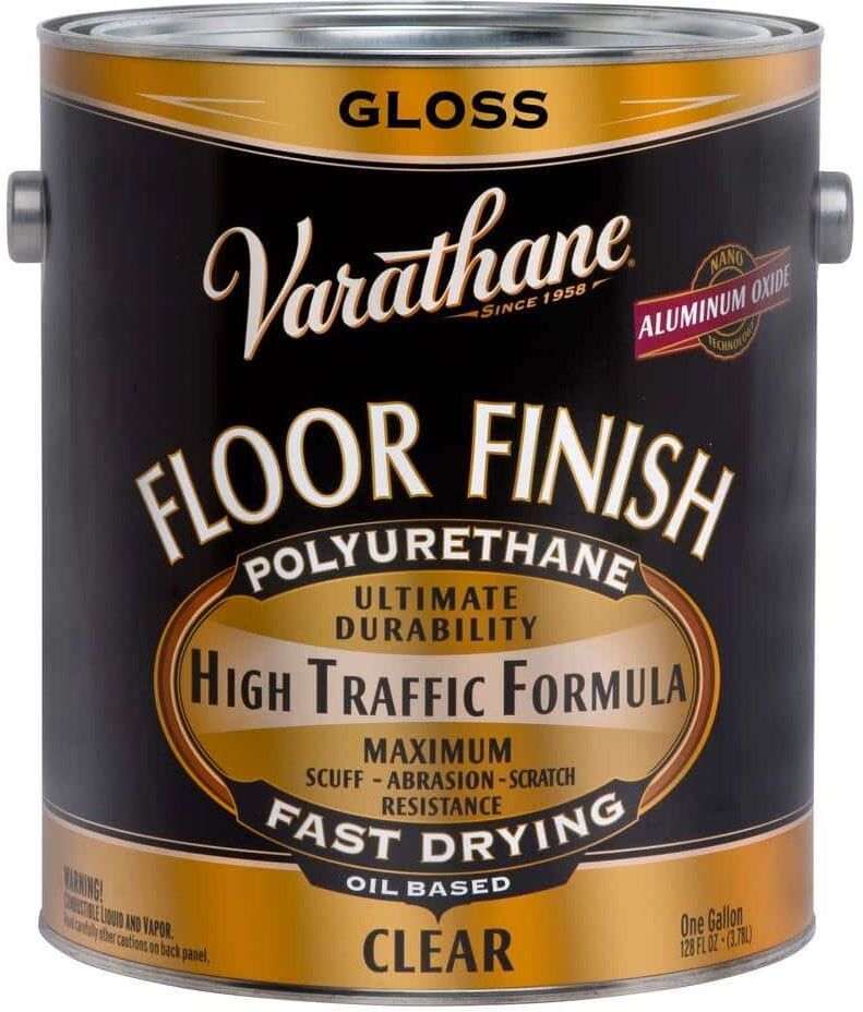 Varathane 1 gal. Clear Gloss 275 VOC Oil-Based Floor Finish Polyurethane (Case of 2)