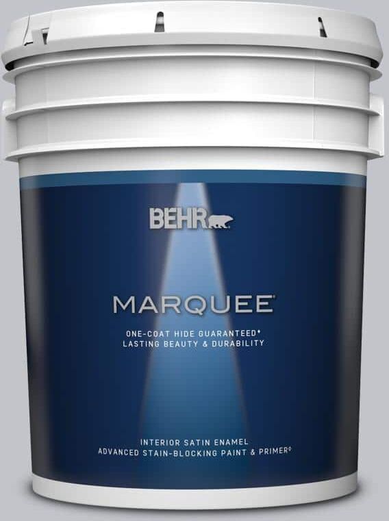 BEHR MARQUEE 5 gal. #N540-2 Glitter color Satin Enamel Interior Paint & Primer