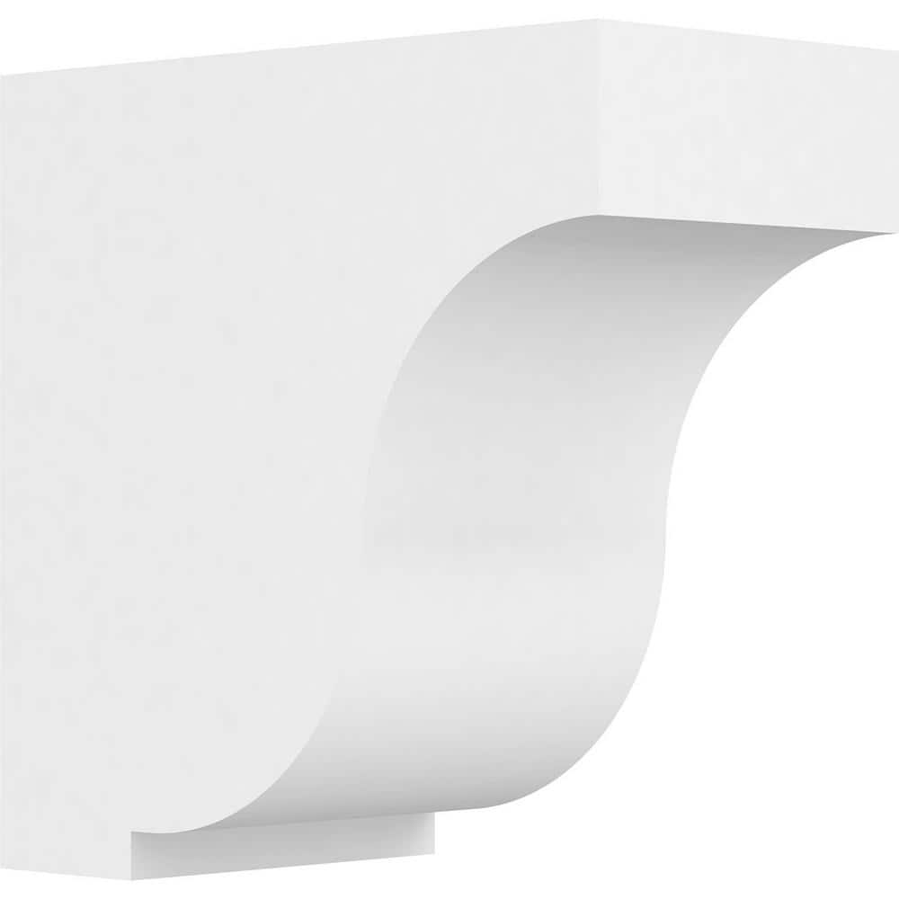 Ekena Millwork 6-1/2 in. 12 in. 12 in. Standard Van Buren Unfinished Architectural Grade PVC Bracket