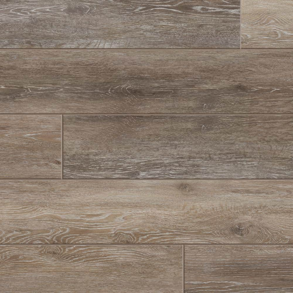 Lifeproof Nutmeg Hickory 22 MIL x 7.1 in. W x 48 in. L Click Lock Waterproof Luxury Vinyl Plank Flooring (18.7 sqft/Case)