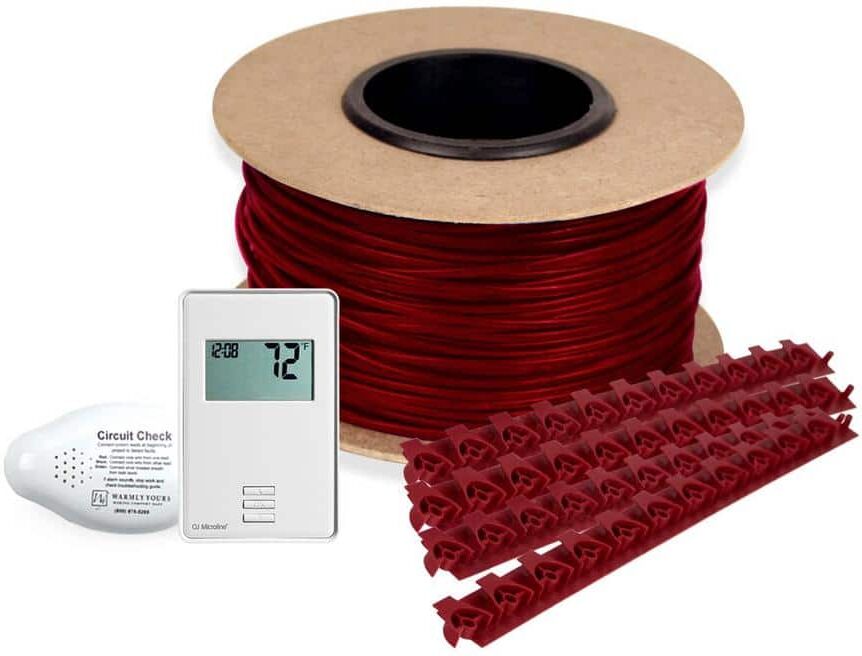 WarmlyYours TempZone 749 ft. Cable System with Non Programmable Thermostat (Covers 187.25 Sq. Ft)