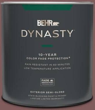 BEHR DYNASTY 1 qt. #140F-6 Book Binder Semi-Gloss Exterior Stain-Blocking Paint & Primer