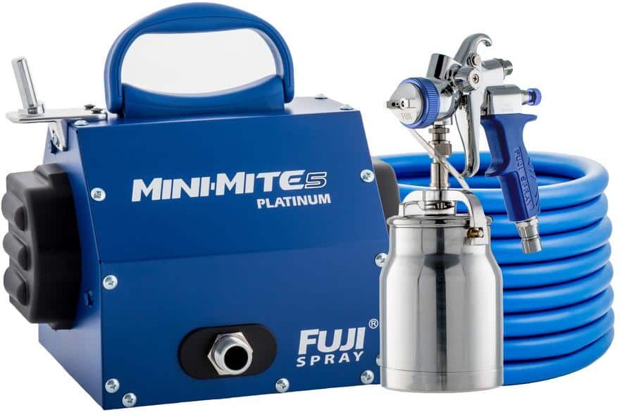 Fuji Mini-Mite 5 PLATINUM-T70 HVLP Paint Sprayer Gun, Bottom Feed 1 qt. Cup & 1.3 mm air Cap Set HVLP Paint Sprayer System