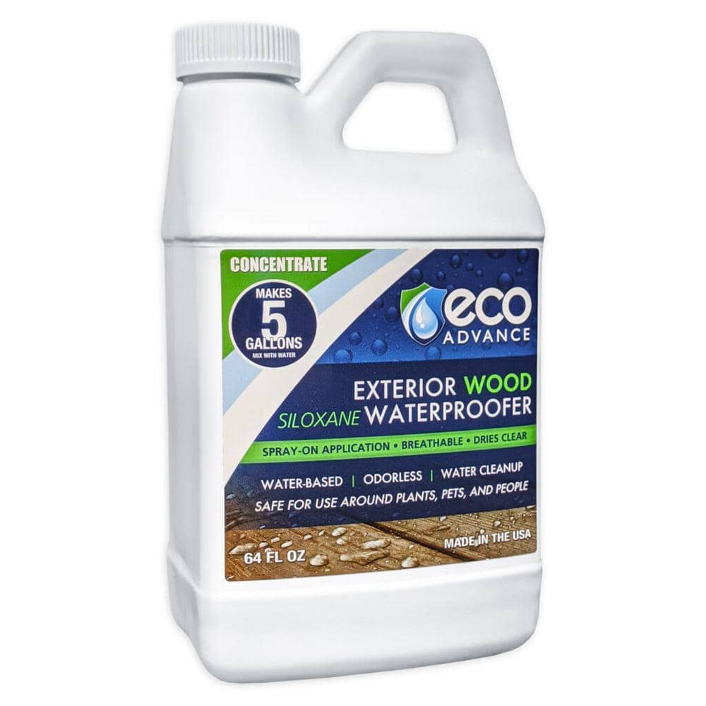 Eco Advance 64 oz. Clear Penetrating Siloxane Exterior Wood Water Repellent Sealer Concentrate (Makes 5 Gal.)