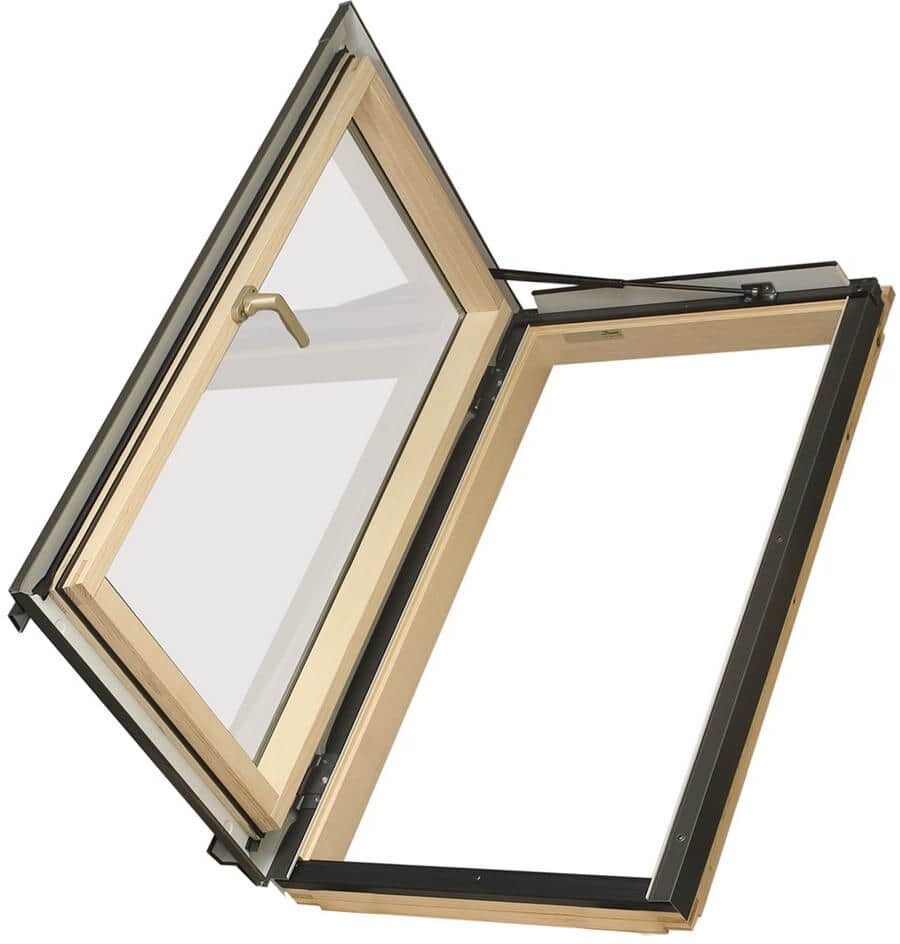 Fakro Egress Window 22-1/2 in. x 37-1/2 in. Venting Roof Access Skylight with Tempered Glass, LowE