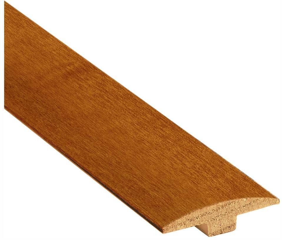 Bruce Saddle Hickory 1/2 in. Thick x 2 in. Wide x 78 in. Length T-Molding