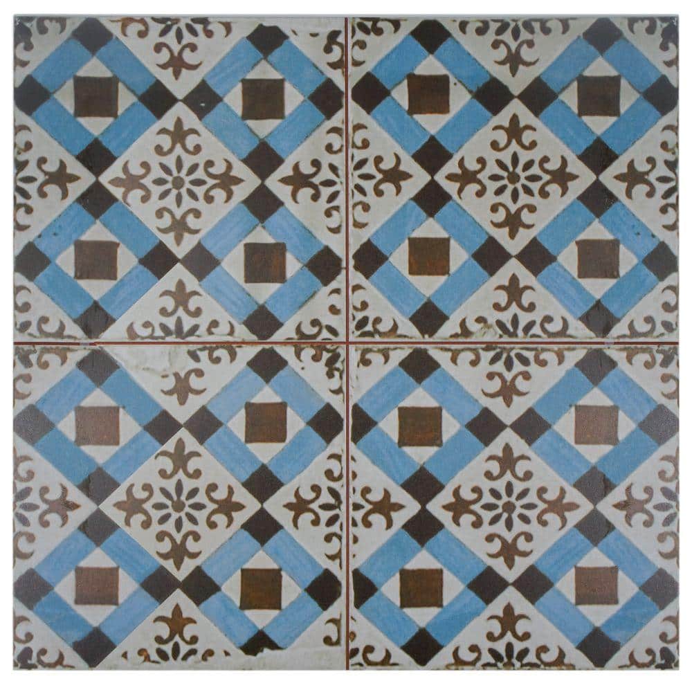 Merola Tile Kings Millbasin 17-5/8 in. x 17-5/8 in. Ceramic Floor and Wall Tile (10.95 sq. ft./Case)
