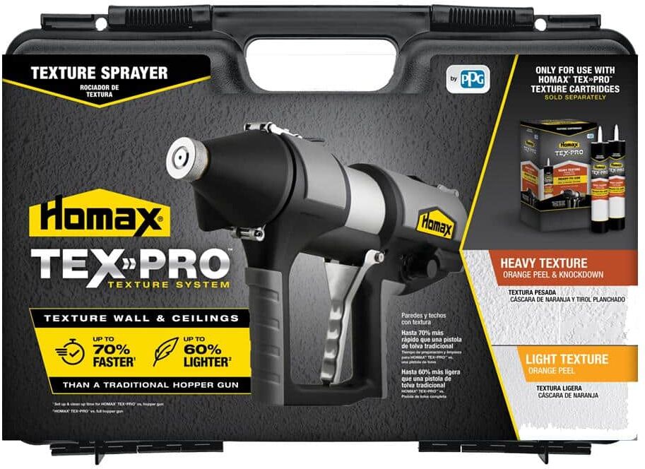 Homax TexPro Texture System Sprayer with Durable Carry Case