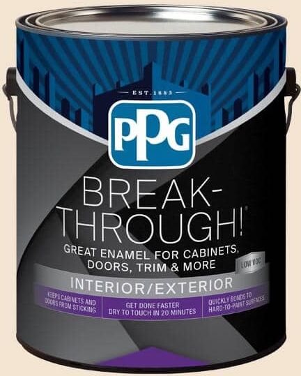 Break-Through! 1 gal. PPG1202-2 Peach Surprise Satin Door, Trim & Cabinet Paint