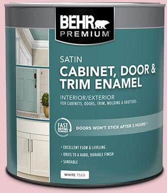 BEHR PREMIUM 1 qt. #M140-2 Funny Face Satin Enamel Interior/Exterior Cabinet, Door & Trim Paint