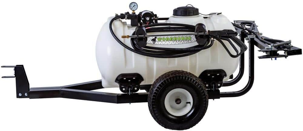 WORKHORSE Trailer Sprayer 40 Gal. 12-Volt 5 Nozzle Boom for ATV's, UTV's and Lawn Tractors