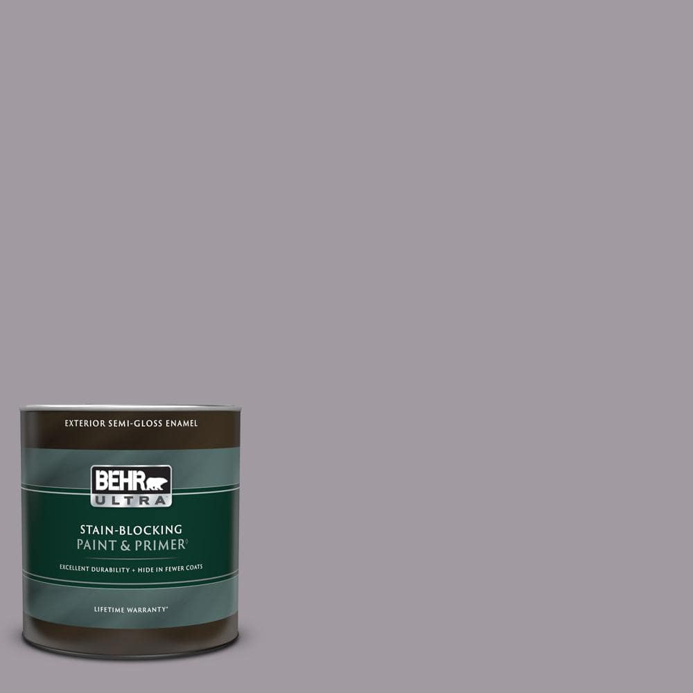 BEHR ULTRA 1 qt. #N570-3 Art Nouveau Glass Semi-Gloss Enamel Exterior Paint & Primer