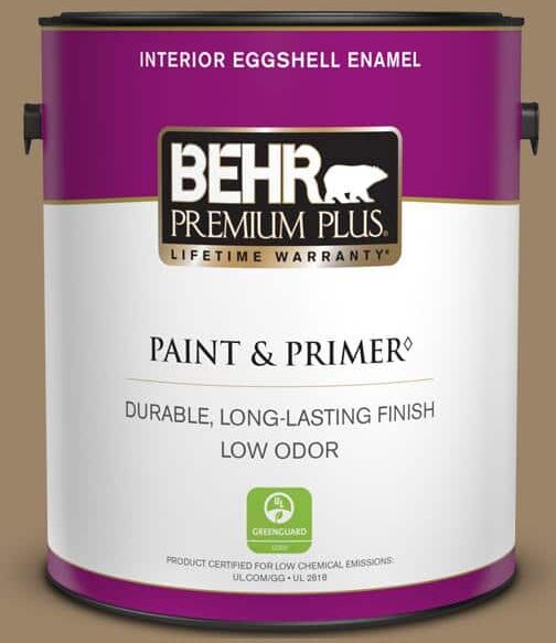 BEHR PREMIUM PLUS 1 gal. #PPU7-04 Collectible Eggshell Enamel Low Odor Interior Paint & Primer