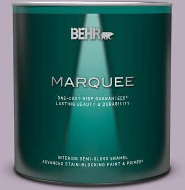 BEHR MARQUEE 1 qt. Home Decorators Collection #HDC-SP14-12 Exclusive Violet Semi-Gloss Enamel Interior Paint & Primer