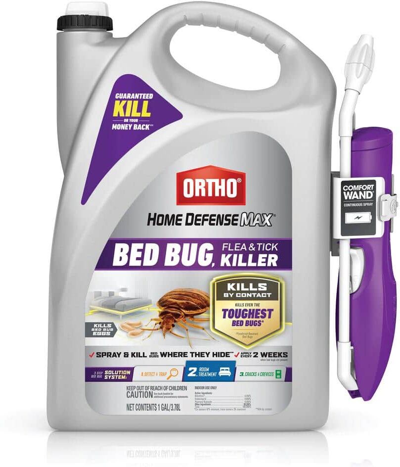 Ortho Home Defense Max 1 Gal. Bed Bug, Flea and Tick Killer with Comfort Wand