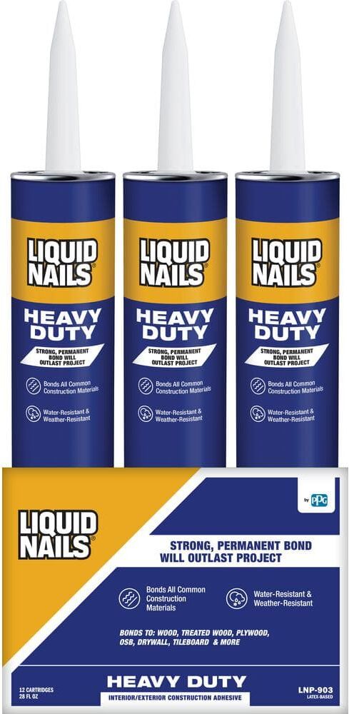 Liquid Nails 28 oz. Heavy Duty Construction Adhesive (12-Pack)