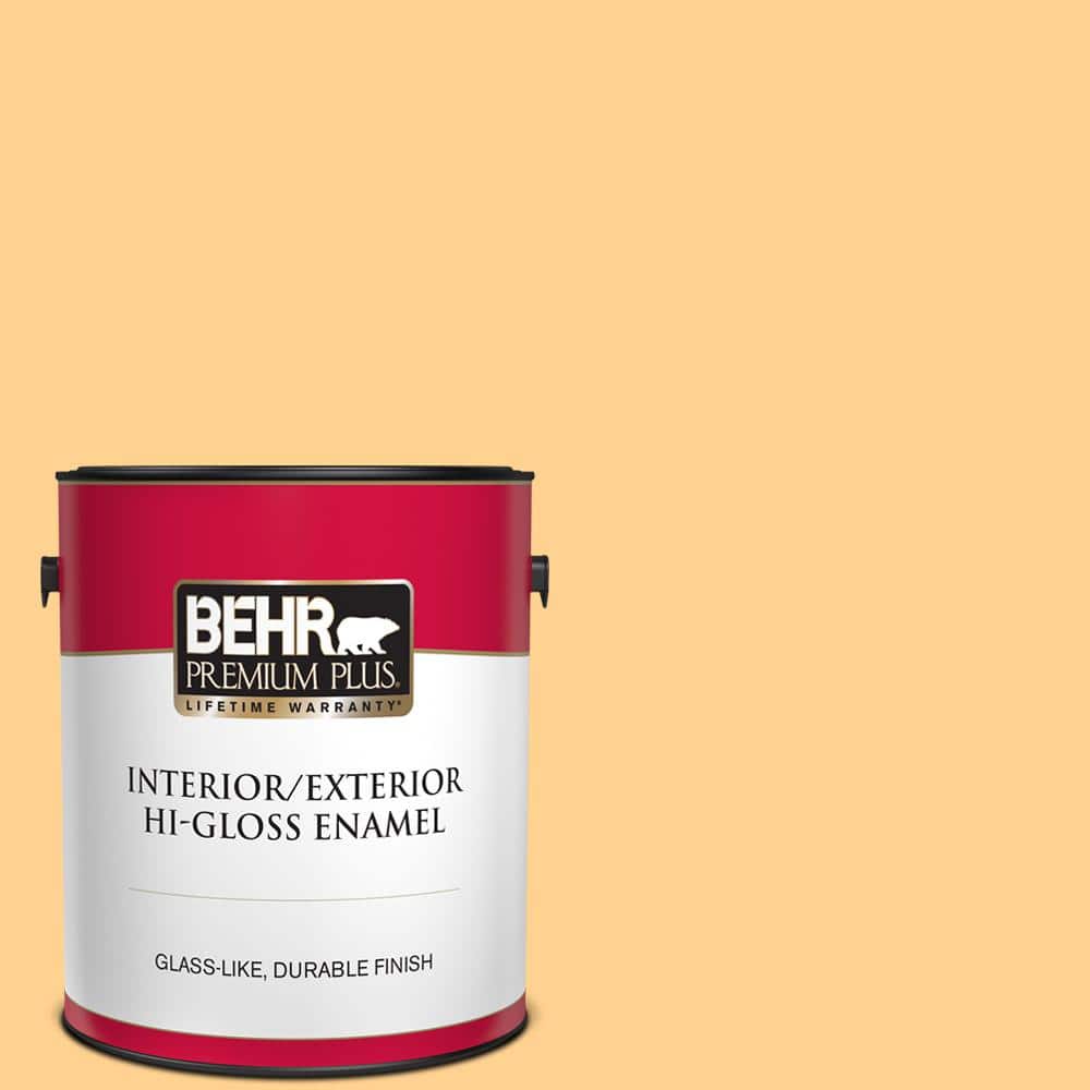 BEHR PREMIUM PLUS 1 gal. Home Decorators Collection #HDC-SP14-7 Full Bloom Hi-Gloss Enamel Interior/Exterior Paint