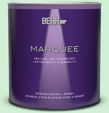 BEHR MARQUEE 1 qt. #P400-2 End of the Rainbow Eggshell Enamel Interior Paint & Primer