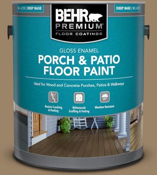 BEHR PREMIUM 1 gal. #PPU7-04 Collectible Gloss Enamel Interior/Exterior Porch and Patio Floor Paint