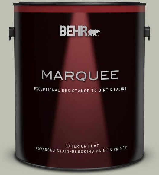 BEHR MARQUEE 1 gal. #N370-3 Light Year Flat Exterior Paint & Primer