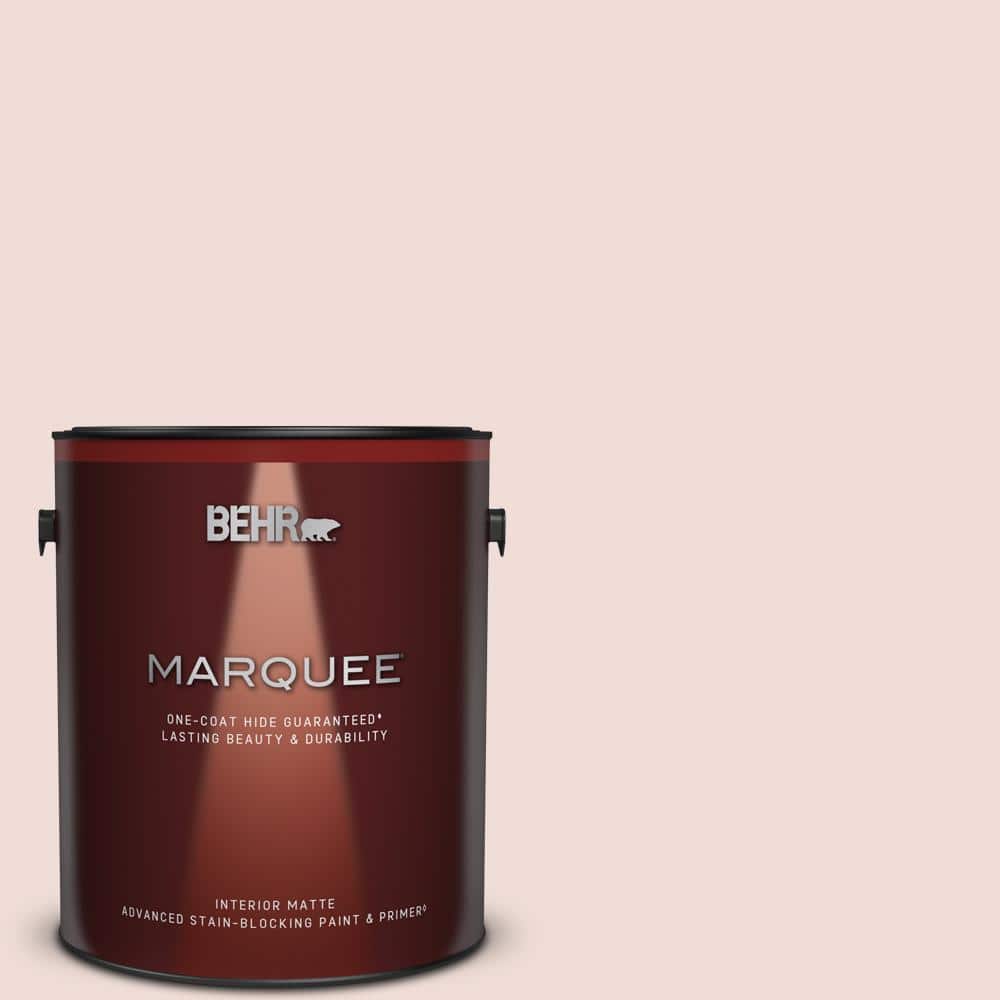 BEHR MARQUEE 1 gal. #BIC-05 Shabby Chic Pink Matte Interior Paint & Primer