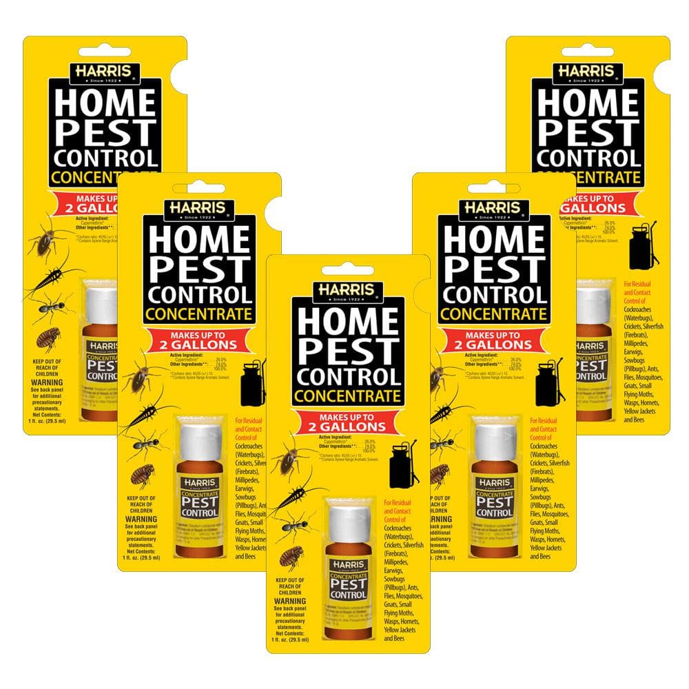 Harris 1 oz. Pest Control Concentrate/Makes up to 10 Gal. (5-Pack)