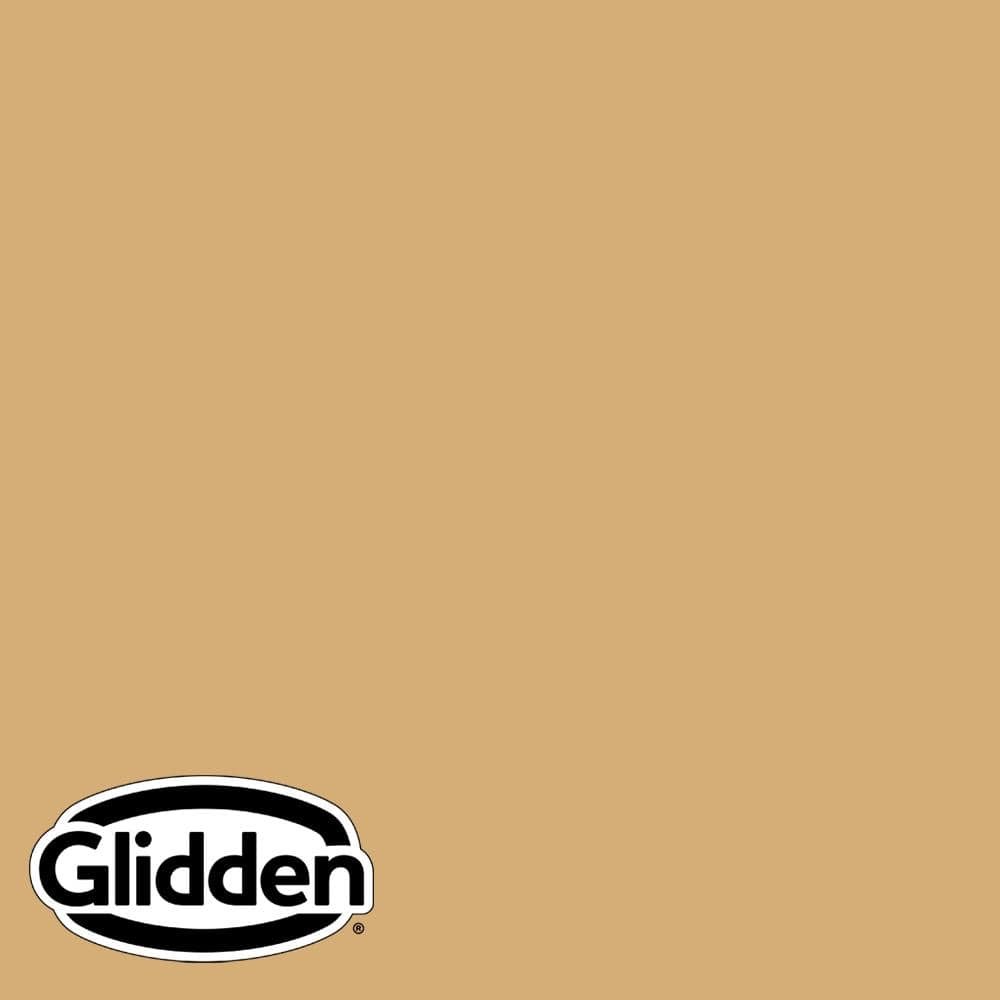 Glidden Premium 1 gal. PPG1090-4 Drops Of Honey Flat Interior Latex Paint