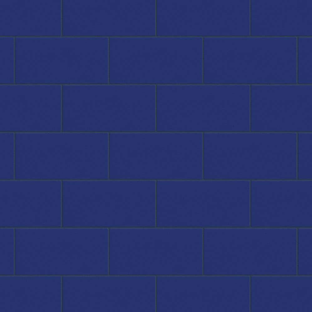 Merola Tile Piscina Brick Cobalt Glossy 4-3/4 in. x 9-5/8 in. Porcelain Floor and Wall Tile (11.22 sq. ft./Case)