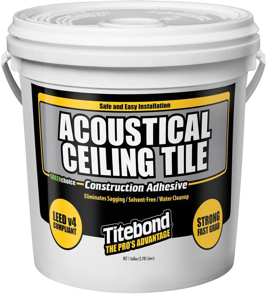 Titebond Greenchoice Gallon Acoustical Ceiling Tile Construction Adhesive (2-Pack)