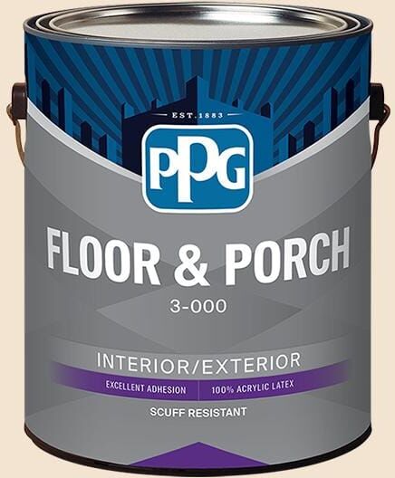 1 gal. PPG1202-2 Peach Surprise Satin Interior/Exterior Floor and Porch Paint