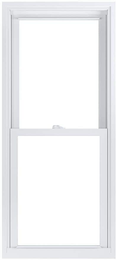 American Craftsman 23.75 in. x 53.25 in. 70 Pro Series Low-E Argon Glass Double Hung White Vinyl Replacement Window, Screen Incl