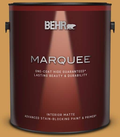 BEHR MARQUEE 1 gal. #M270-6 Glazed Pears Matte Interior Paint & Primer