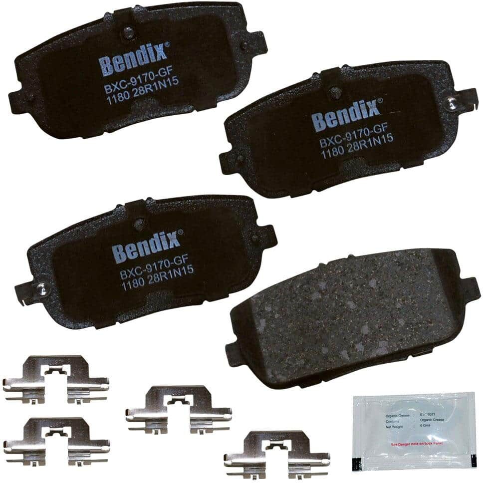 Bendix Premium Copper Free Disc Brake Pad Set 2003-2008 Toyota Corolla 1.8L