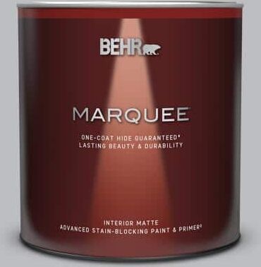 BEHR MARQUEE 1 Qt. #N530-3 High Speed Access One-Coat Hide Matte Interior Paint & Primer