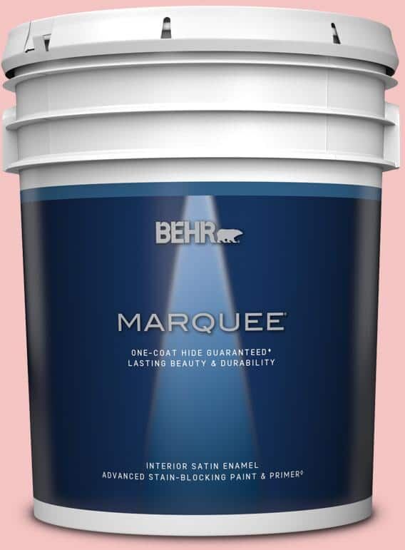 BEHR MARQUEE 5 gal. #140C-2 My Fair Lady Satin Enamel Interior Paint & Primer