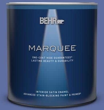 BEHR MARQUEE 1 qt. #610B-6 Stained Glass Satin Enamel Interior Paint & Primer