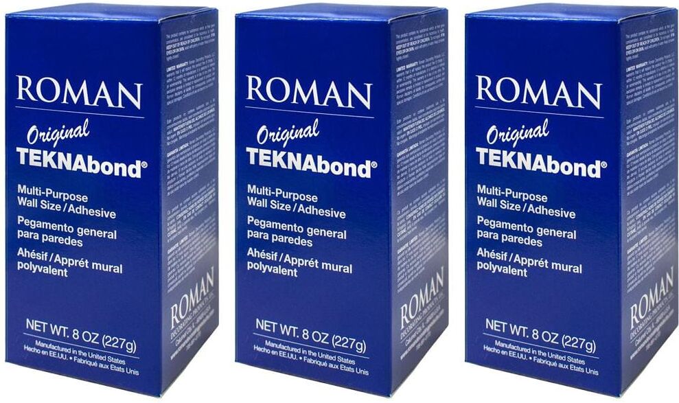 Roman TEKNAbond 8 oz. Multi-Purpose Wall Size/Adhesive (3-Pack)