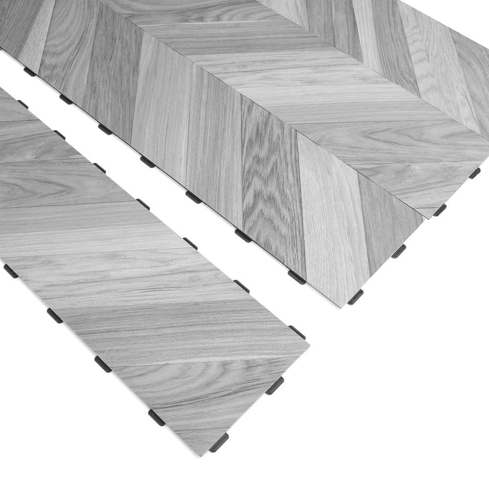 Art3d Dawn Ash 5 MIL 36 in. L x 6 in. W Waterproof Click Lock Luxury Vinyl Flooring Tile (27 sq. ft./Box )