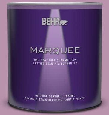 BEHR MARQUEE 1 qt. #680D-5 Bed of Roses Eggshell Enamel Interior Paint & Primer