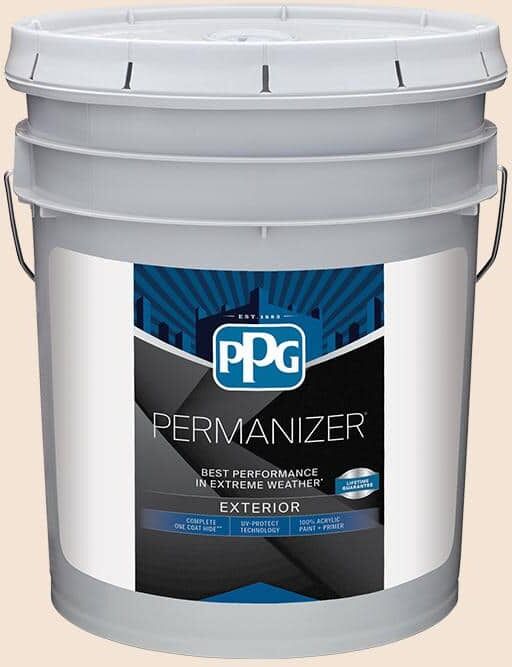 PERMANIZER 5 gal. PPG1200-1 China Doll Flat Exterior Paint