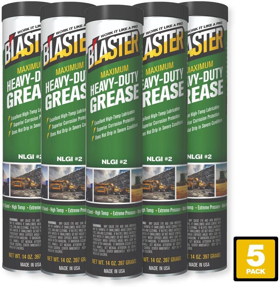 Blaster 14 oz. Maximum Heavy-Duty Grease Cartridge for Grease Gun (Pack of 5)