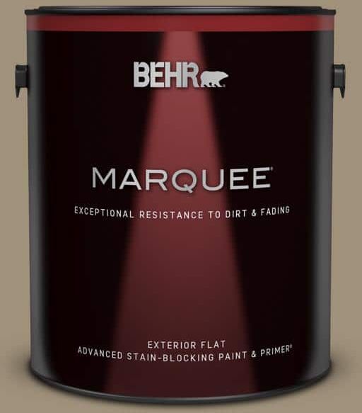 BEHR MARQUEE 1 gal. #750D-5 Desert Shadows Flat Exterior Paint & Primer