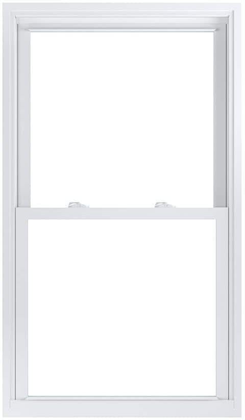 American Craftsman 30.75 in. x 53.25 in. 70 Pro Series Low-E Argon Glass Double Hung White Vinyl Replacement Window, Screen Incl