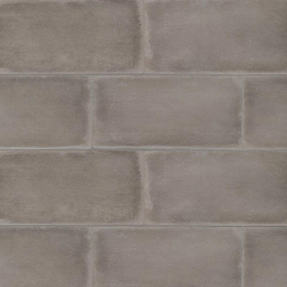 Bedrosians Palazzo Rectangle 12 in. x 24 in. Honed Vintage Grey Porcelain Floor Tile (15.75 sq. ft./Case)