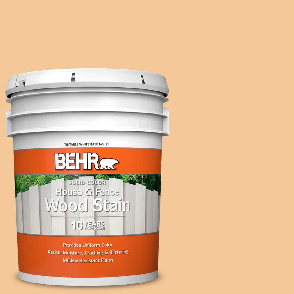 BEHR 5 gal. #M260-4 Lunch Box Solid Color House and Fence Exterior Wood Stain